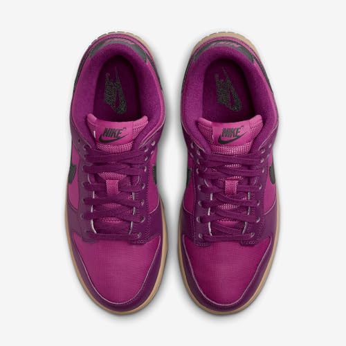 Nike Dunk Low Women's Shoes (FZ2552-500, Viotech/Hot Fuchsia/Khaki/Black)4