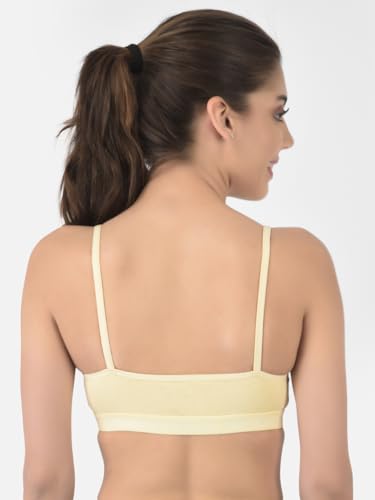 Image of Softline Women's 100% Cotton Wire-Free Non-Padded Bra Combo | Breathable & Soft Fabric | Full Coverage & Everyday Comfort (Pack of 2)