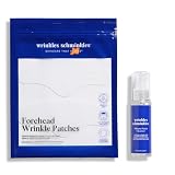 Wrinkles Schminkles Forehead Wrinkle Patches, 2-Pack, Reusable Hypoallergenic Silicone Smoothing Pads + Silicone Patch Cleanser 2 oz, Clean Silicone Patches Without Breaking Down The Adhesive