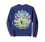 Obra gráfica: H32090 Monster High - Lagoona Blue Sudadera, Unisex para Adultos, Azul Marino, XXL