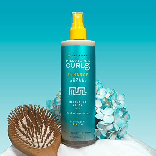 Alaffia 0841320106085 Beautiful Curls Curl Enhance Refresher Spray, Wavy To Curly Hair Products thumb #4