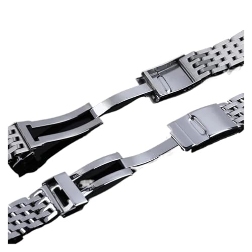 Bracelet montre 22mm acier inoxydable compatible Navitimer Avenger