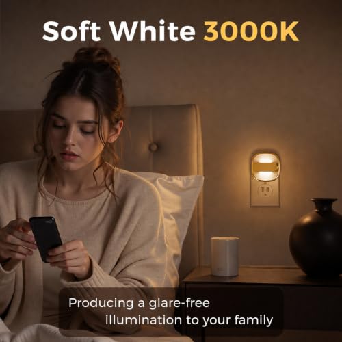 Image of L LOHAS LED Night Lights Plug into Wall,Dusk to Dawn Sensor Night Light