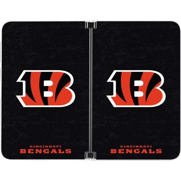 Skinit Tablet Decal Skin Compatible with Surface Duo - Officially Licensed NFL Cincinnati Bengals - Distressed Design