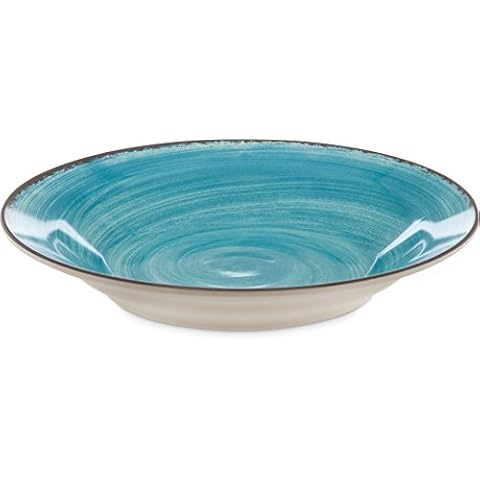 Carlisle CFS Aqua Plastic Rimmed Soup Bowl Cover