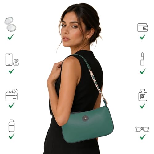 Image of ESBEDA Chain Handle Small Handbag | Ladies Purse | Stylish Handbag | Gift Bag For Women