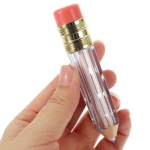 Frcolor 36 Pcs Empty Lip Gloss Tubes Creative Pencil Shaped Clear Mini Refillable Lip Oil Bottles For Women Girl Diy Cosmetics Lip Oil #TOP1