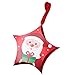 Produktbild OIJN 1 Stück Weihnachtsparty-Geschenkboxen aus Kraftpapier mit Etiketten, Weihnachtsgeschenke, Süßigkeitentüte, für Weihnachts-Party, Dekoration