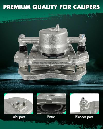 Image of SCITOO - Front Left Disc Brake Caliper Assembly w /Bracket For Suzuki | Model - For Grand Vitara 2006 2007 2008 2009 2010 2011 2012 2013 19B3215