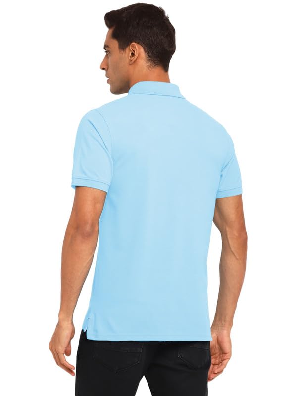 Image of AMERICAN CREW Polo Collar T-Shirt for Men with Pocket