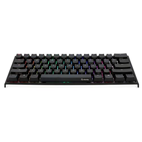 Ducky One 2 Mini, Teclado mecânico para jogos RGB Mini 60% Cherry