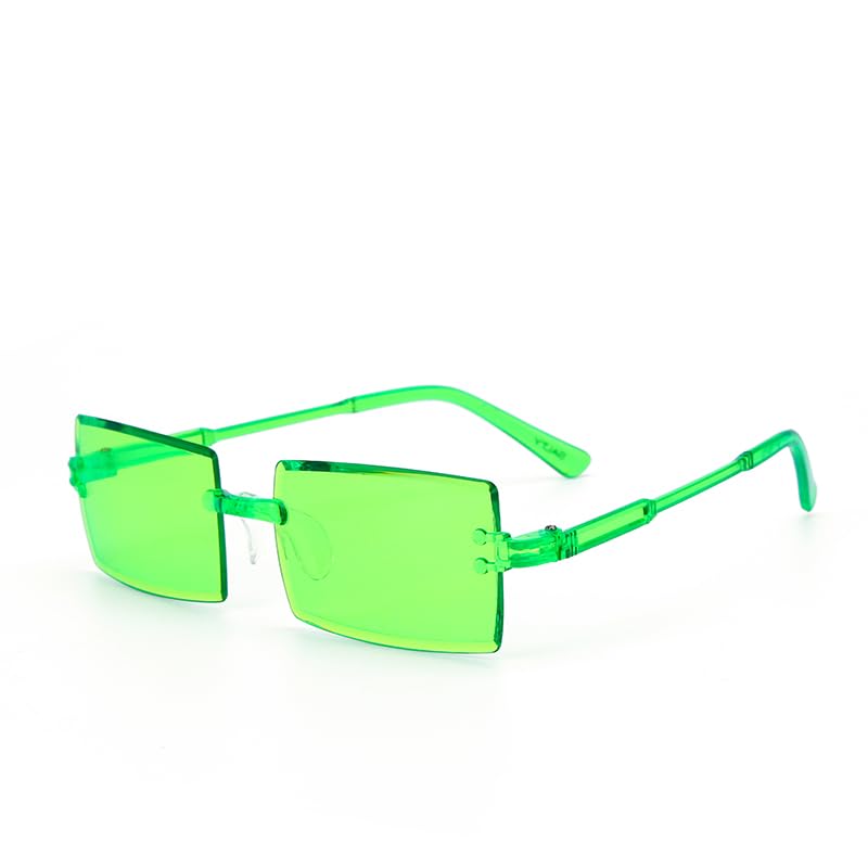 Aero Block Square Shades - Green For men stylish | UV Protection Goggles | Durable & Lightweight | Carry Pouch Included | Polarised & Designed Frame | Gift for Man-image-26