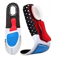 Plantar Fasciitis Arch Support Orthopedic Insoles Relieve Flat Feet Heel Pain Shock Absorption Comfortable Insoles for Men and Women,(UK W'S5.5-6.5,EU W's 38-40)