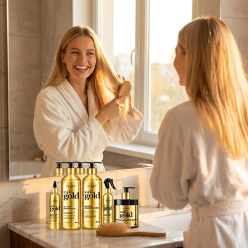 Hair Chemist 24k Gold Heat Protection Hair Mist 8 Ounce miniatura 7