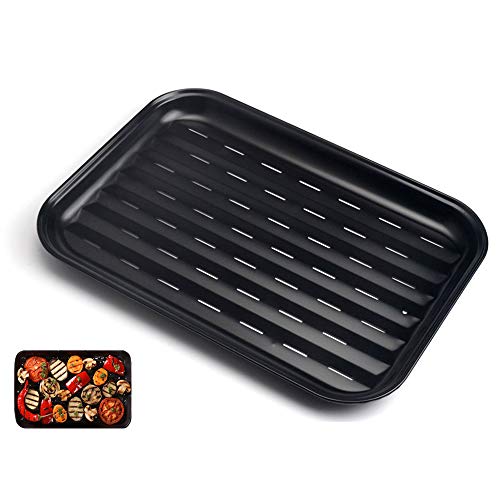 LAKIND grillschalen anti-aanbak zwart 34 X 24,5 X 2 cm zwart