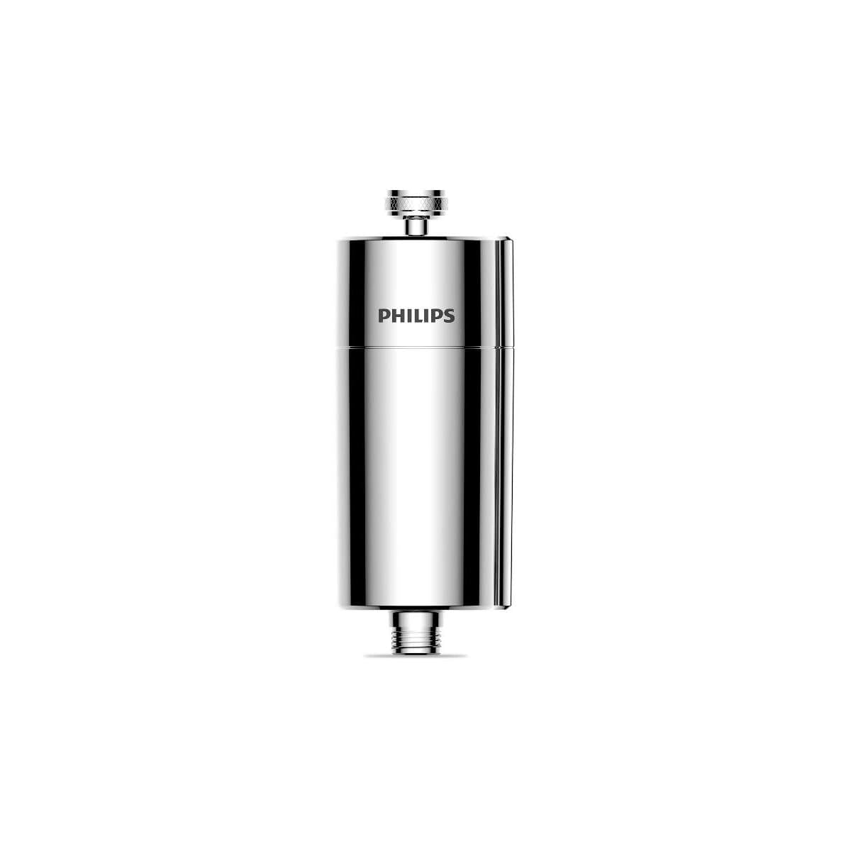Philips Water - In-Line Shower Filter, Reduces Chlorine by up to 99%, Easy to Instal, Fits all standard hoses and taps (Packaging may vary)