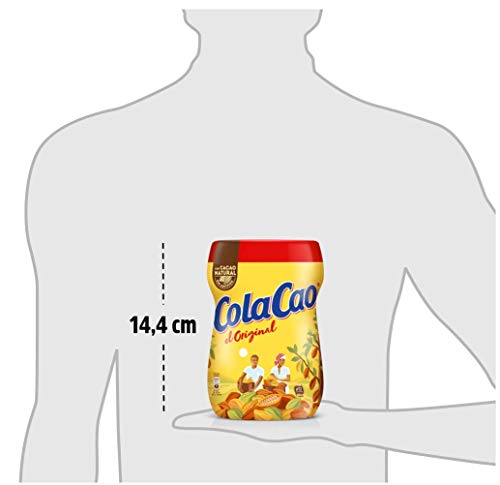 Cola Cao, Original cacao oplospoeder met natuurlijke cacao, zonder additieven, 390 g - Afbeelding 8