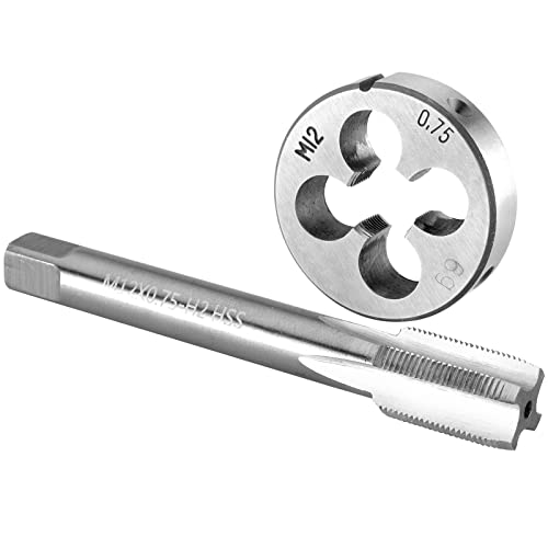 Image of Burkit M12 X 0.75 Tap and Die Set Right Hand