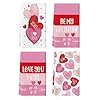 Artoid mode red heart true love forever valentines kitchen towels dish towels 18×26 inch farmhouse wedding decoration hand towels set of 4  urban country home decor