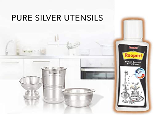 Image of Pitambari Rooperi Silver Shine, Instant Cleaner, Instant Cleaning For Jewellery, Articles And Silverware 50ml