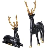 Cabilock 2 Stück Origami Rentier Deko Hirschfigur Weihnachten Feier