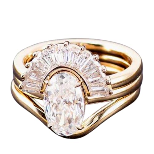 Bague moissanite en argent 925 et or 14k éclat intemporel