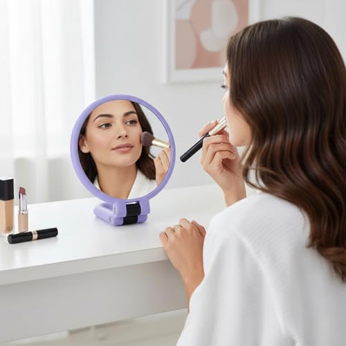 Espejo de Maquillaje 50X Magnificación, Doble Cara miniatura 2