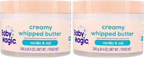 Image of Baby Magic Creamy Whipped Butter Vanilla Oat, 8.4 oz (Pack of 2)