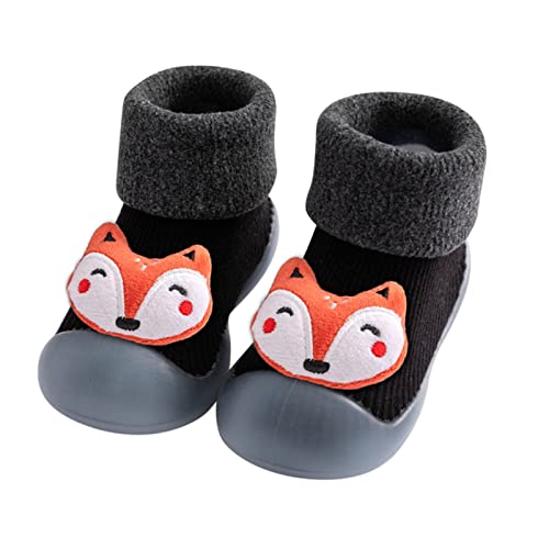 Slide Sandals for Toddler Boys Sole Baby Slipper Kids Patchwork Rubber Girls Warm Toddler Shoes Knit for Boys3