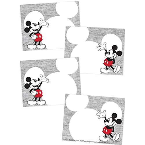Eureka Disney Retro Mickey Mouse Self-Adhesive Student Name Tags for Teachers, 2.75" x 2.25", 40 Pieces