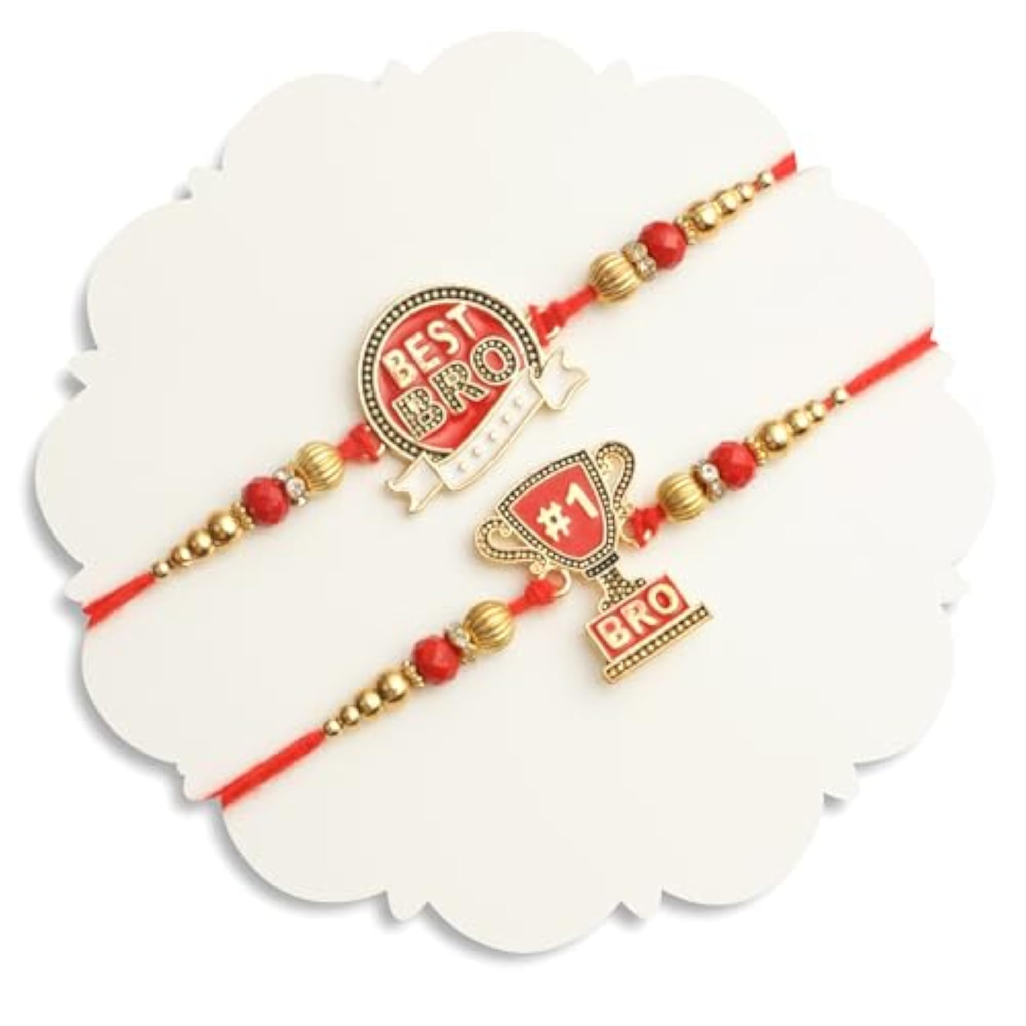 Set of 2 Premium Bro Rakhi for Kids, Raksha Bandhan Gift