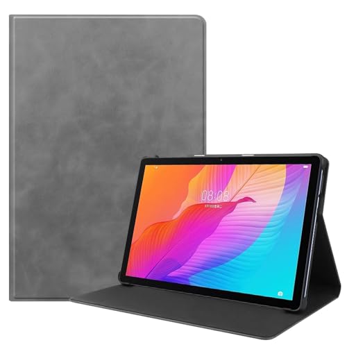 SZLONKOU Tablet Cover for Huawei MatePad T10 9.7" 2020/ T10S 10.1" AGS3-W09/L09,Ultra Slim Folio Stand Lightweight Leather Case for Huawei Honor 6/Enjoy Tablet 2 AGS3-AL00/W00 (NPW-Gray)