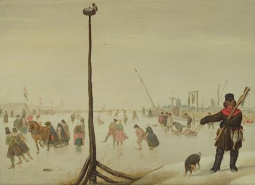 Chasseur de canard toile Hendrick Avercamp déco nature