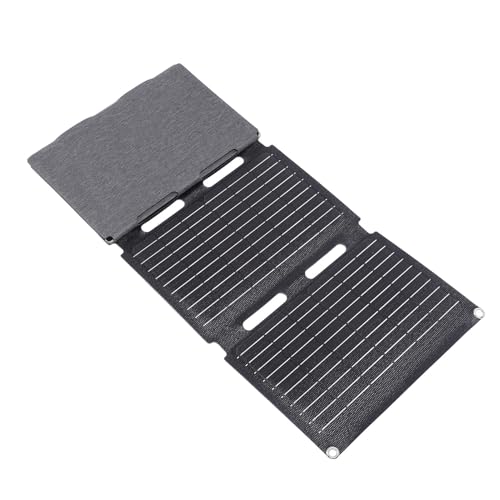 Generador Solar Portátil con Panel, Cargador de Panel Plegable de 120 W, Estaciones de Carga, Generadores Fotovoltaicos, Salidas USB C y A Impermeables para Uso Doméstico,