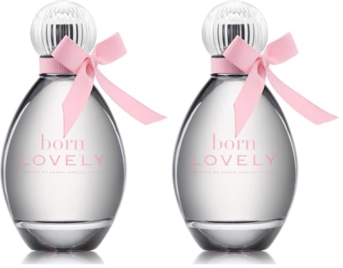 Sarah Jessica Parker Born Lovely Eau de Parfum, spray de 30 ml, perfume floral fragancia para mujer, eau de parfum para mujer para llevar: original SJP (Paquete de 2)