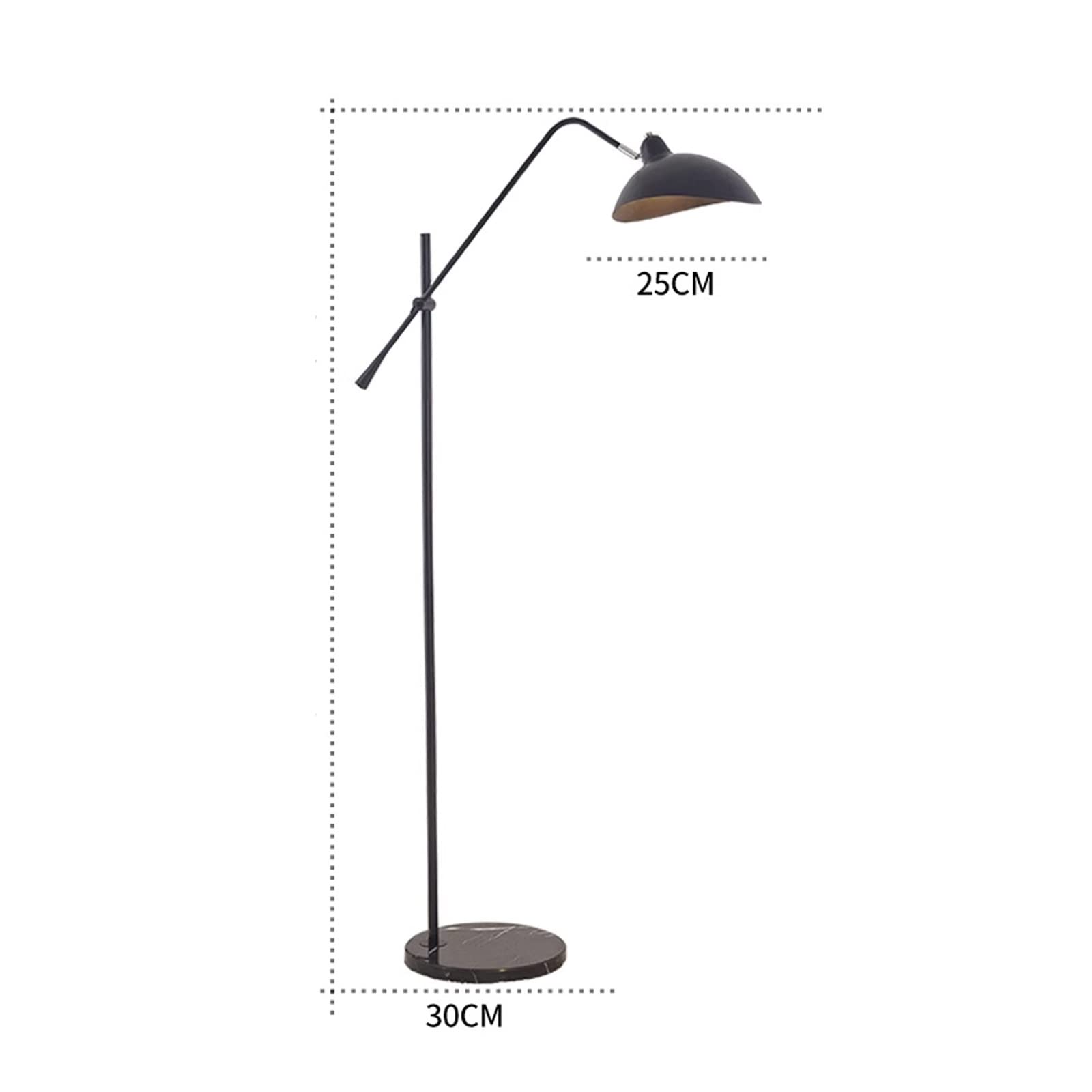 Lampa podłogowa do salonu Sypialnia (bez źródła światła) Dekoracyjny(Czarny)