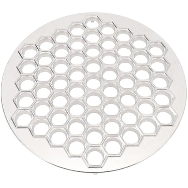 Rosyjskie Urządzenie do Robienia Pierogów, 61 Otworów Urządzenie do Robienia Pierogów ze Stopu Aluminium Kuchnia Pelmeni Narzędzie do Robienia