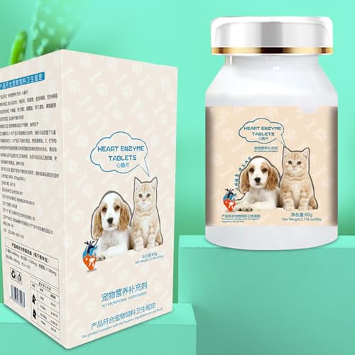 Hundeherz -Ergänzungsmittel 200 Stücke Hunde Herz Ergänzungen für EIN gesundes Herz und eine sichere Sicherung alltäglicher Unterstützung versorgen Fitness und unterstützen EIN gesundes Immunsystem