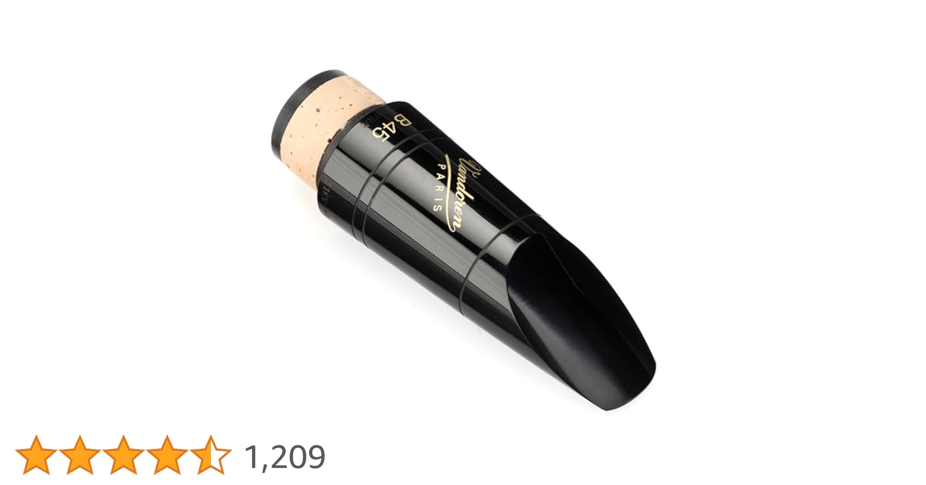 Amazon | バンドーレン B♭クラリネット マウスピース B45 | 木