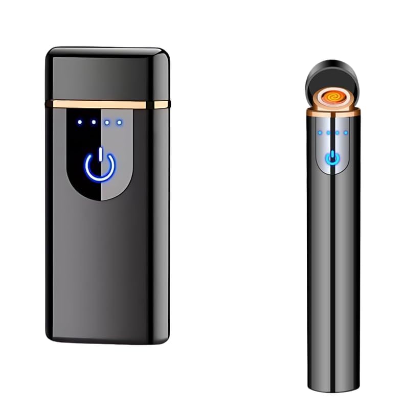 Drumstone (𝗖𝗼𝗺𝗯𝗼) C1140 Rechargeable Flameless Plasma Lighter Combo, Windproof, USB Charging | Compact & Portable Design | Eco-Friendly, Butane-Free Solution for Reliable Ignition Anywhere-image-12