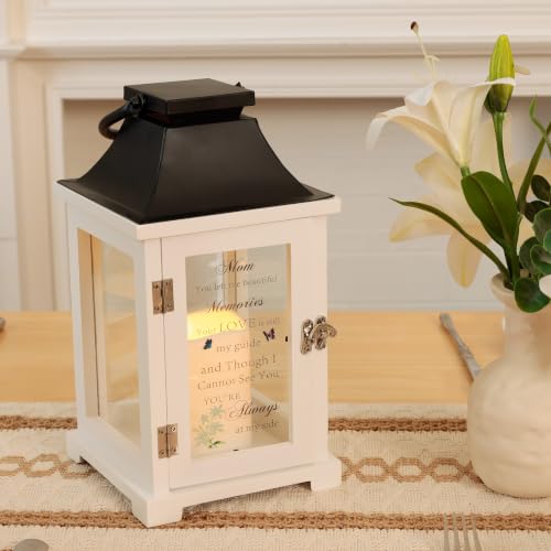 Image of Memorial Lantern, Sympathy Gifts for Loss of Mom Loved One with Card