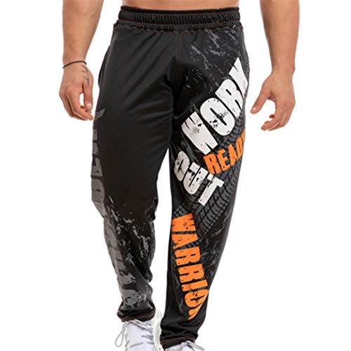 Hifeos Pantalons de survêtement pour Hommes Pantalons d'entraînement de Remise en Forme Pantalon de Jogging décontracté imprimé Confortable et Respirant Cover