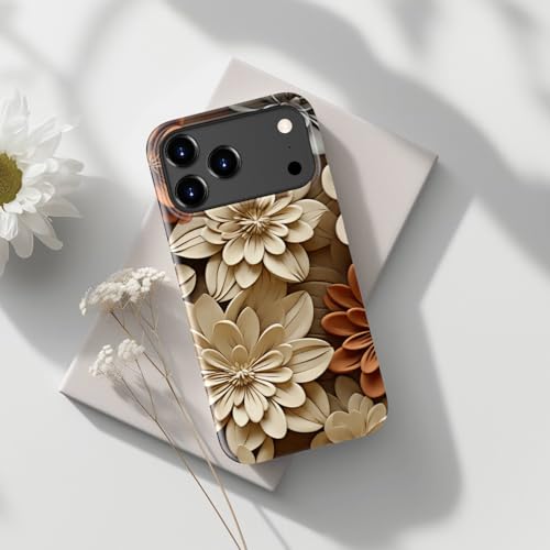DorisMax for iPhone 17 Pro Max Case - Wireless Charging - Cute Floral - image 3