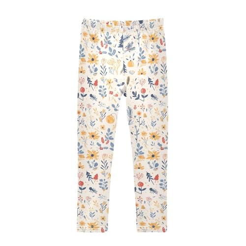 KLL Christmas Pattern Silver Toddler Baby Girl Cotton Leggings Fashion High Waisted Lounge Pants Running