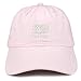 Trendy Apparel Shop Classic 1981 Embroidered Retro Soft Cotton Baseball Cap - Light Pink