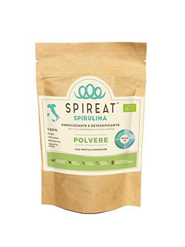 Spireat Spirulina pura 100% Italiana Biologica in formato Polvere confezione da 50g