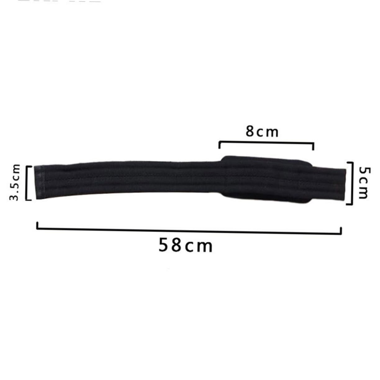 BESTonZON Cintura Di Presa Attrezzo Per Esercizi Attrezzatura Per Allenamento Fascia Da Polso Per Fitness Fasce Per Sollevamento Pesi Fascia Da Polso Per Palestra Nera