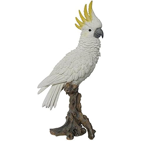 Hi-Line Gift Ltd. Cockatoo on Branch Statue Cover