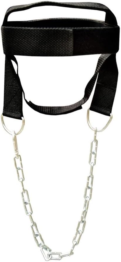Neck Trainer Weight Lifting Belt Shoulder Strap Intensity Exercise Fitness, Header Adjustable Training Belt