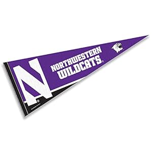 Northwestern University Pennant Full Size Felt
